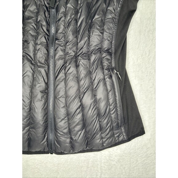 CALVIN KLEIN Performance Vest Womens Small Black Premium Down Zip Puffer Outdoor - Picture 4 of 14
